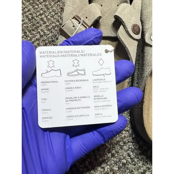 Birkenstock Boston BS Taupe Narrow Fit Womens 9 (US), Mens 7 (US), New - Picture 3 of 12